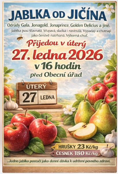 Jabka od&nbsp;Jičína