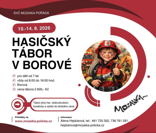 Hasičský tábor v Borové